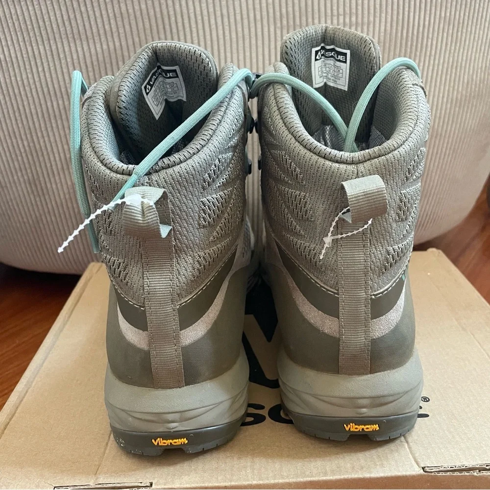 Vasque Tan and Green Boots with Durable Rubber Sole - Picture 3 of 6